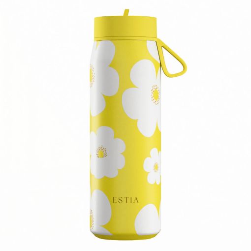 Εικόνα της Μπουκάλι Θερμός Estia Pulse Save The Aegean 500ml Yellow Daisy 01-42653