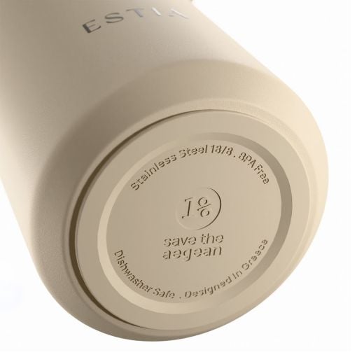 Εικόνα της Μπουκάλι Θερμός Estia Pulse Save The Aegean 800ml Dune 01-43223