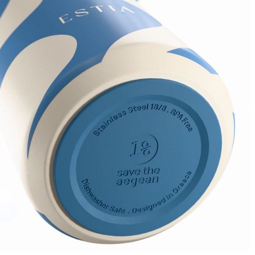 Εικόνα της Μπουκάλι Θερμός Estia Pulse Save The Aegean 500ml Ocean Waves 01-42608