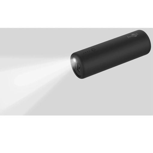 Εικόνα της Powerbank Ποδηλάτου Goobay με USB-A / USB-C & Φακό 5.000mAh Black 60656