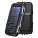 Εικόνα της Ηλιακό PowerBank Denver 20000mAh 2x USB-A & 1x USB-C με Φακό IP65 10W Black PSO-20010