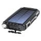 Εικόνα της Ηλιακό PowerBank Denver 20000mAh 2x USB-A & 1x USB-C με Φακό IP65 10W Black PSO-20010