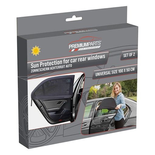Εικόνα της Premium Parts Ηλιοπροστασία Παρμπρίζ Αυτοκινήτου Εσωτερική 100x50 cm 2τμχ C22800730