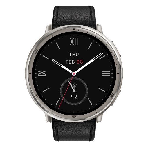 Εικόνα της Smartwatch Amazfit Active 2 Premium Black Leather W2433EU1N