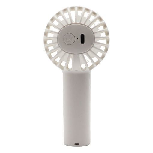 Εικόνα της Ανεμιστήρας Χειρός Primo 6cm 0.36W White PRMF-80689