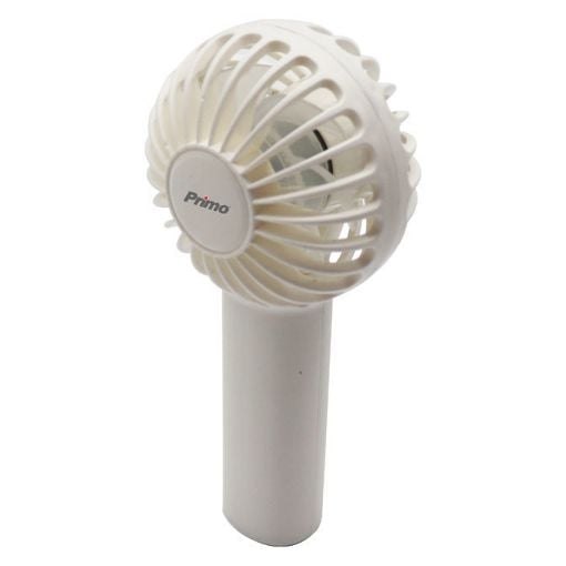Εικόνα της Ανεμιστήρας Χειρός Primo 6cm 0.36W White PRMF-80689