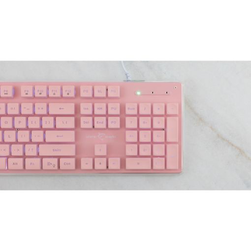 Εικόνα της Πληκτρολόγιο White Shark Tachi Full LED (US) Pink GK-003441