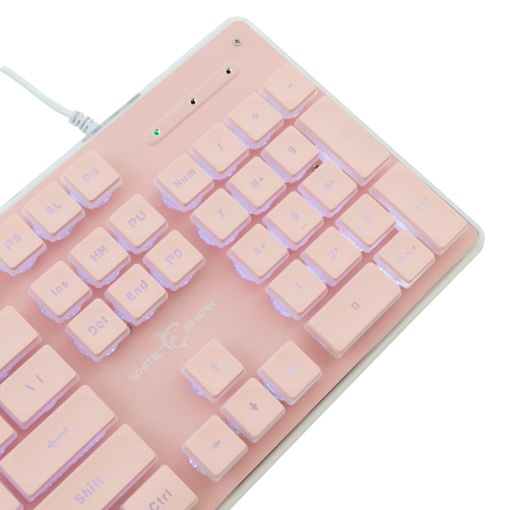 Εικόνα της Πληκτρολόγιο White Shark Tachi Full LED (US) Pink GK-003441
