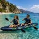 Εικόνα της Φουσκωτό Kayak XQMAX Cruiser X3 Διθέσιο με Διπλό Κουπί & Αντλία 342x76x32cm Blue/Green 8EY000050