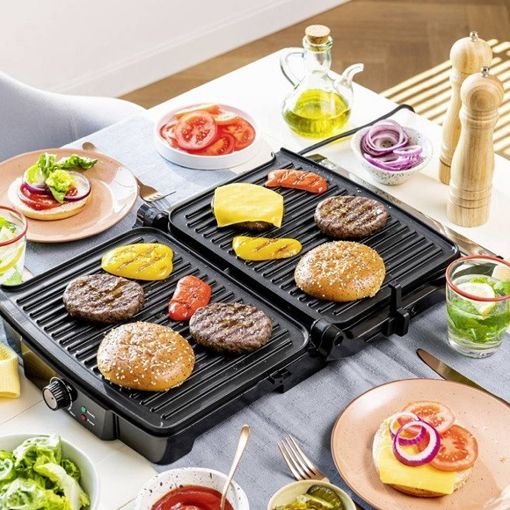 Εικόνα της Τοστιέρα - Γκριλιέρα Tristar Contact Grill 180⁰ 1500W Silver/Black GR-2853