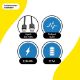 Εικόνα της Φορτιστής Μπαταριών WS Xtreme Power για Sony NP-BD1 / NP-FD1 / NP-FR1 / NP-FT1 1 Θέσης με USB-C 4.2V 0.7A