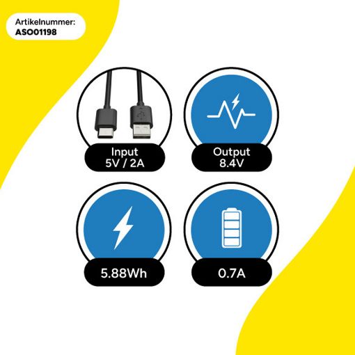 Εικόνα της Φορτιστής Μπαταριών WS Xtreme Power για Sony NP-FZ100 1 Θέσης με USB-C 8.4V 0.7A