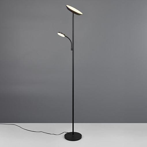 Εικόνα της Trio Lighting Specter Floor Lamp με 2 Φώτα 2700-6500K 17W 1900lm Black R47842132