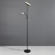 Εικόνα της Trio Lighting Specter Floor Lamp με 2 Φώτα 2700-6500K 17W 1900lm Black R47842132