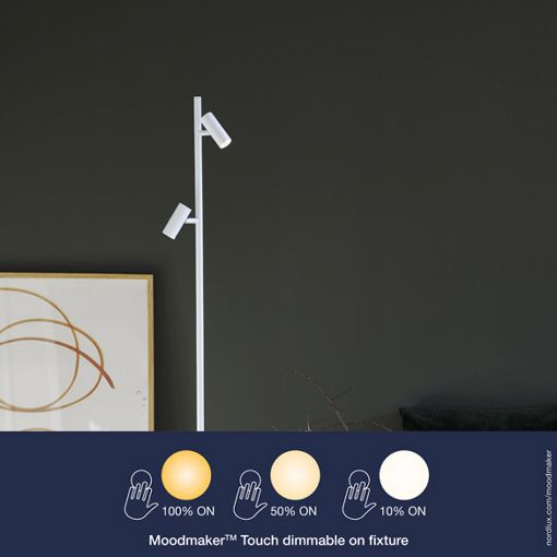 Εικόνα της Nordlux Omari Floor Lamp 2700K 6.4W 320lm White 2112254001