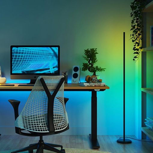 Εικόνα της Nanoleaf Floor Lamp RGB + 2200-6500K Wi-Fi 22W 1700lm Black N7204K02-1FL