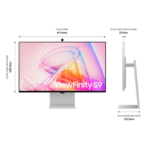 Εικόνα της Οθόνη Samsung LS27C902PAUXEN ViewFinity S9 27" IPS 5K Smart
