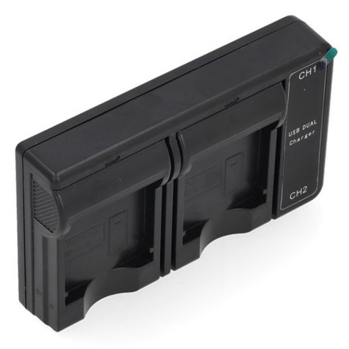 Εικόνα της Φορτιστής Μπαταριών WS Xtreme Power για Canon NB-4L / NB-8L / CB-2LVE 2 Θέσεων με USB-C 4.2V 0.7A