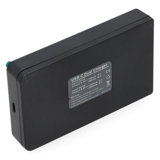 Εικόνα της Φορτιστής Μπαταριών WS Xtreme Power για Canon LP-E5 2 Θέσεων με USB-C 8.4V 0.7A