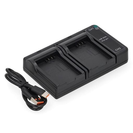 Εικόνα της Φορτιστής Μπαταριών WS Xtreme Power για Canon LP-E5 2 Θέσεων με USB-C 8.4V 0.7A