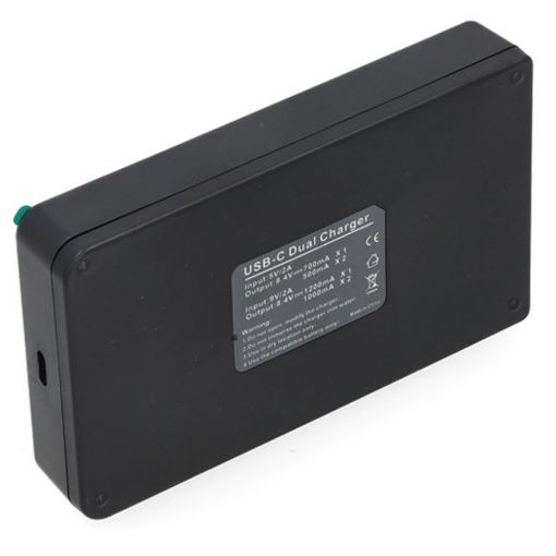 Εικόνα της Φορτιστής Μπαταριών WS Xtreme Power για Canon LP-E12 / LC-E12 2 Θέσεων με USB-C 8.4V 0.7A