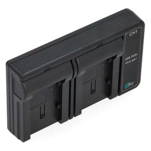 Εικόνα της Φορτιστής Μπαταριών WS Xtreme Power για Canon BP-808 / BP-819 / BP-827 2 Θέσεων με USB-C 8.4V 0.7A