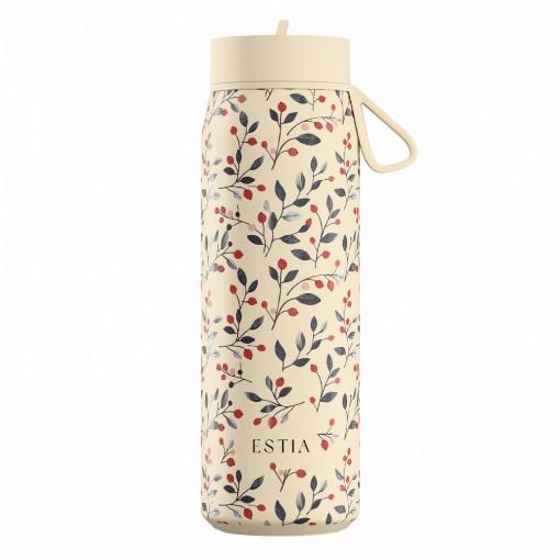 Εικόνα της Μπουκάλι Θερμός Estia Pulse Save The Aegean 500ml Bloom Beige 01-42462