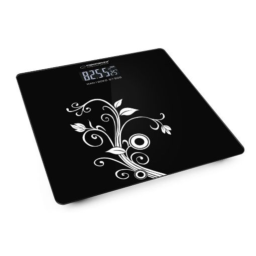 Εικόνα της Ψηφιακή Ζυγαριά Μπάνιου Esperanza Yoga EBS003 Black/White