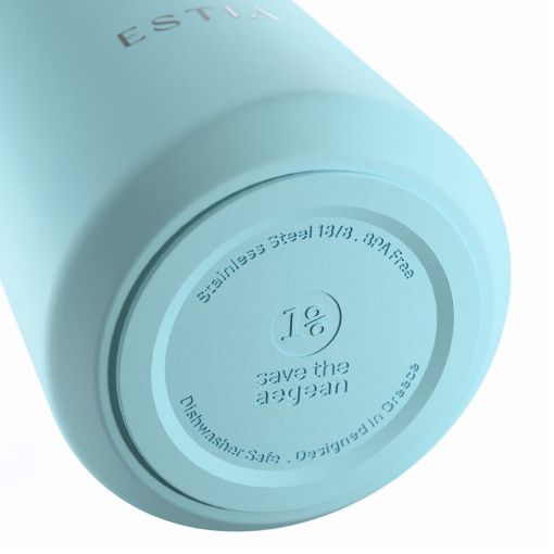 Εικόνα της Μπουκάλι Θερμός Estia Lens Save The Aegean 360ml Arctic 01-42851
