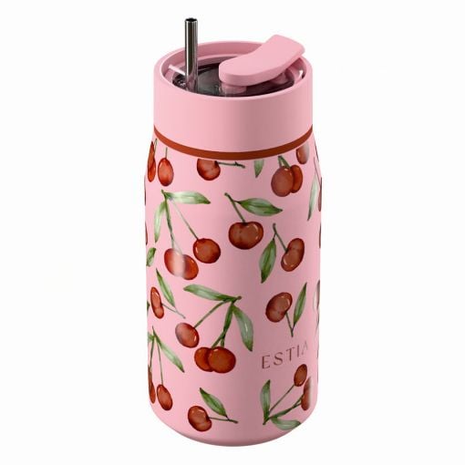 Εικόνα της Μπουκάλι Θερμός Estia Lens Save The Aegean 360ml Cherry Rose 01-42882