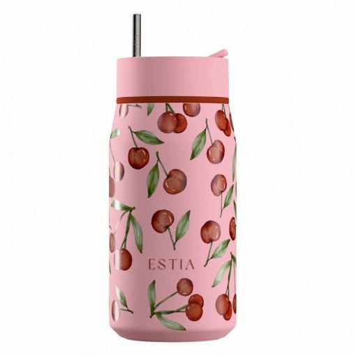 Εικόνα της Μπουκάλι Θερμός Estia Lens Save The Aegean 360ml Cherry Rose 01-42882
