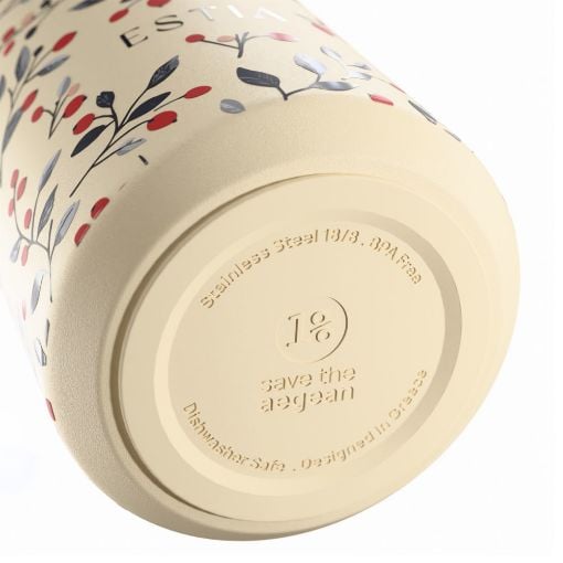 Εικόνα της Μπουκάλι Θερμός Estia Lens Save The Aegean 360ml Bloom Beige 01-42912