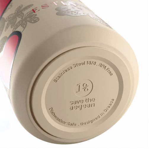 Εικόνα της Μπουκάλι Θερμός Estia Lens Save The Aegean 360ml Tender Lace 01-42929