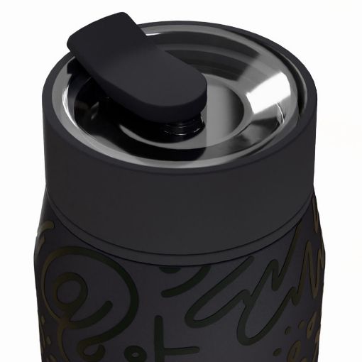 Εικόνα της Μπουκάλι Θερμός Estia Lens Save The Aegean 360ml Noir Echo 01-42943