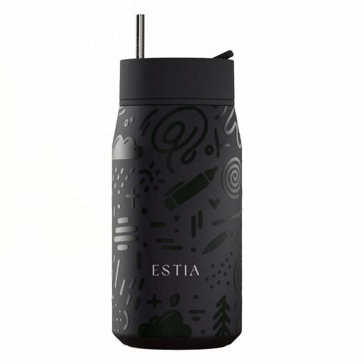 Εικόνα της Μπουκάλι Θερμός Estia Lens Save The Aegean 360ml Noir Echo 01-42943
