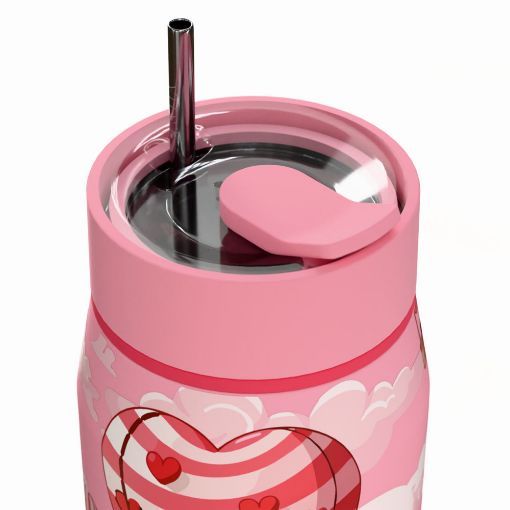 Εικόνα της Μπουκάλι Θερμός Estia Lens Save The Aegean 360ml Blush Pop 01-42974