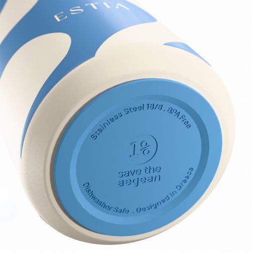 Εικόνα της Μπουκάλι Θερμός Estia Lens Save The Aegean 360ml Ocean Waves 01-43032
