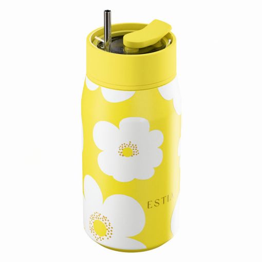 Εικόνα της Μπουκάλι Θερμός Estia Lens Save The Aegean 360ml Yellow Daisy 01-43094