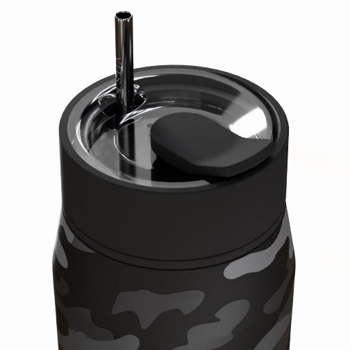 Εικόνα της Μπουκάλι Θερμός Estia Lens Save The Aegean 360ml Dark Camo 01-47887