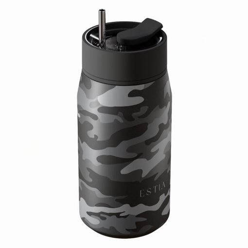 Εικόνα της Μπουκάλι Θερμός Estia Lens Save The Aegean 360ml Dark Camo 01-47887