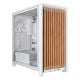 Εικόνα της Corsair 4000D Wood RS Tempered Glass White CC-9011341-WW