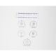 Εικόνα της Καθαριστής Αέρα Perel 12W με Φίλτρο HEPA White AIRP001