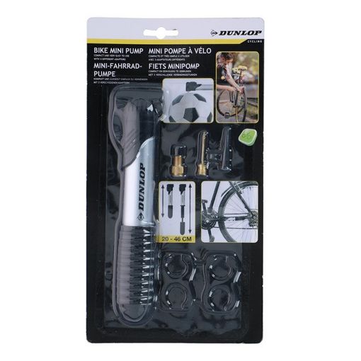Εικόνα της Τρόμπα Χειρός Ποδηλάτου Dunlop 6bar Black/Silver 871125210218