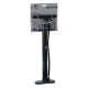 Εικόνα της Τρόμπα Δαπέδου Ποδηλάτου XQMAX 46cm Black CY8960090