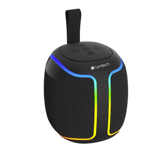 Εικόνα της Ηχείο Lamtech RGB Bluetooth με Ραδιόφωνο 5W Black LAM980985