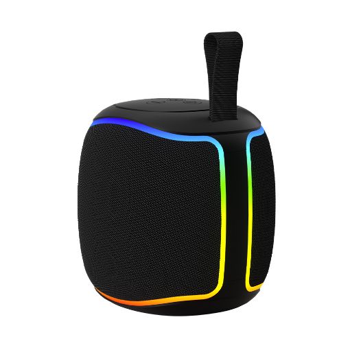 Εικόνα της Ηχείο Lamtech RGB Bluetooth με Ραδιόφωνο 5W Black LAM980985