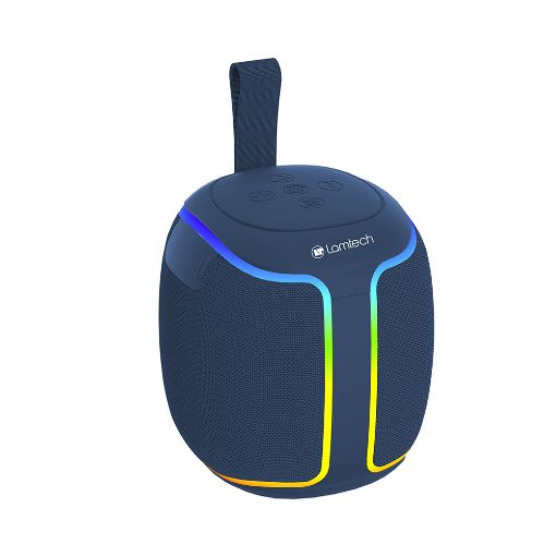 Εικόνα της Ηχείο Lamtech RGB Bluetooth με Ραδιόφωνο 5W Blue LAM980992