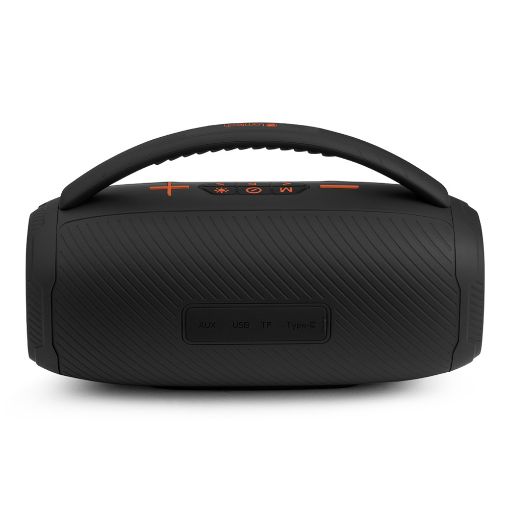 Εικόνα της Ηχείο Lamtech RGB Bluetooth με Ραδιόφωνο IPX6 20W Black/Orange LAM980961