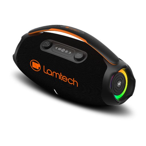 Εικόνα της Ηχείο Lamtech Bluetooth με Ραδιόφωνο 60W Black/Orange LAM980954