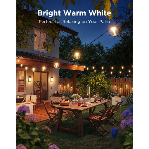 Εικόνα της Govee RGBICW Outdoor String Lights H7025 15m